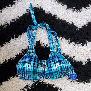 NWT Tie Dye Bikini Top
